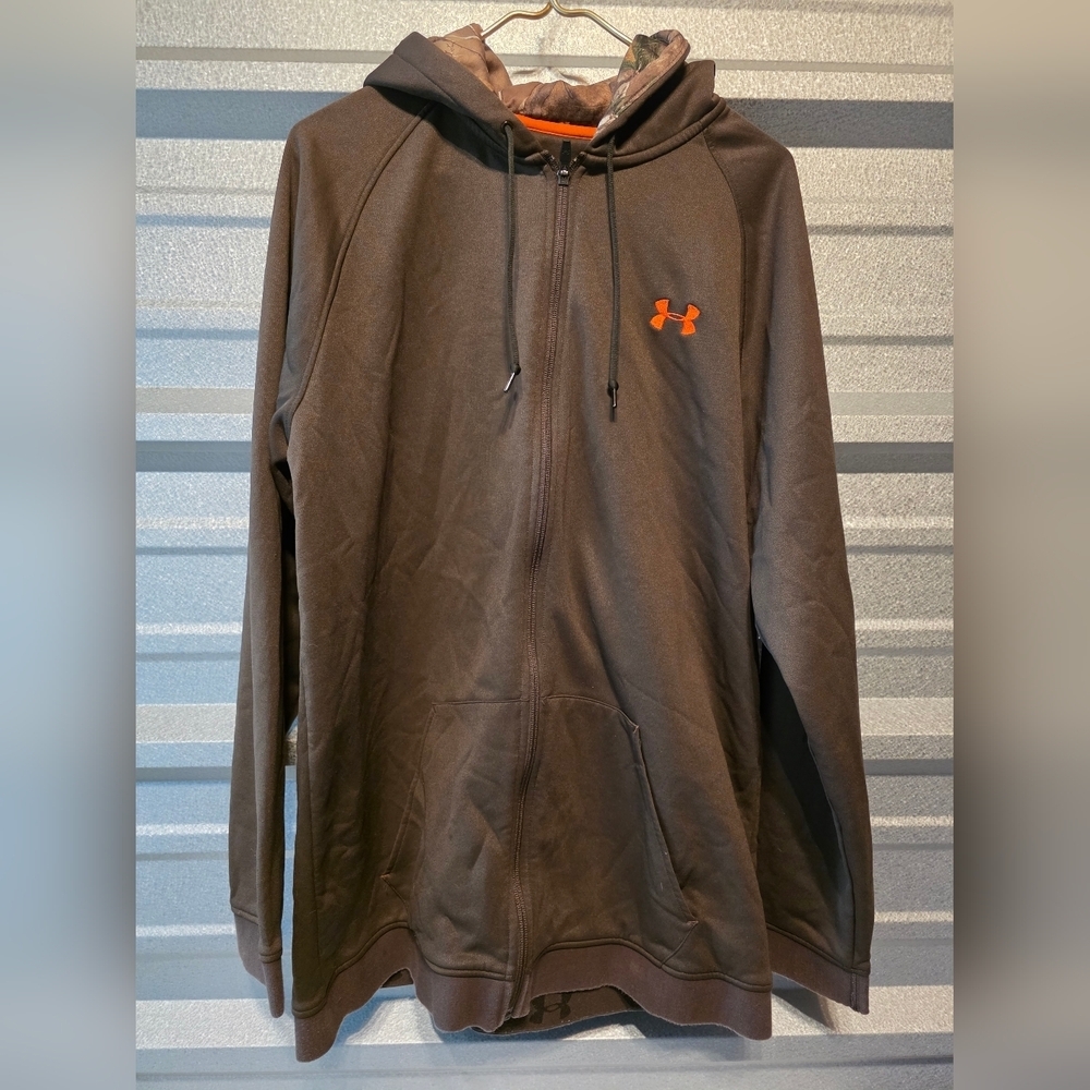 Under Armour Men's Brown Hoodie
